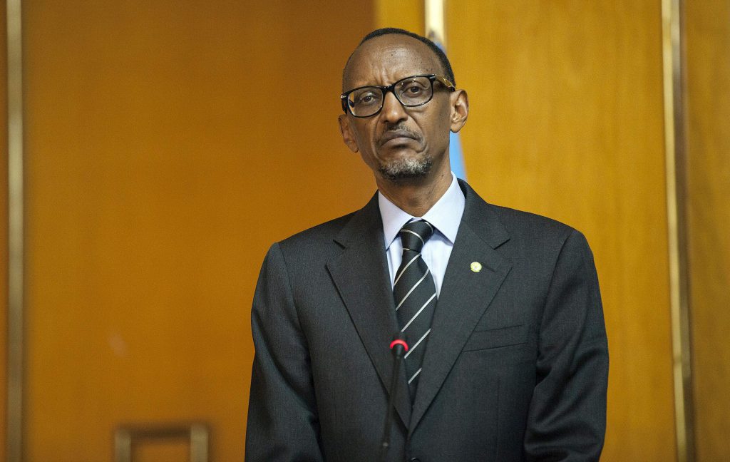 Rwandas president Paul Kagame. FOTO: / AFP / ZACHARIAS ABUBEKER